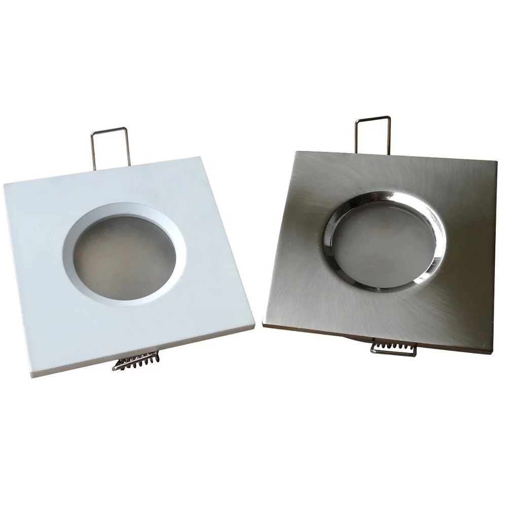 Ceiling lighting 7w bathroom gu5.3 round gu10 mr16 spotlight fixture recessed waterproof ip65 led downlight