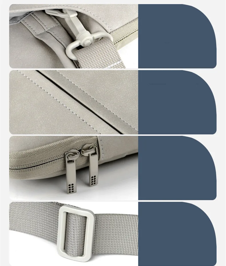 Laptop Bag 15.6 Inch Briefcase Messenger Bag Carrying for Work Custom PU leather Laptop Case Sleeve Computer Bag for Men Women