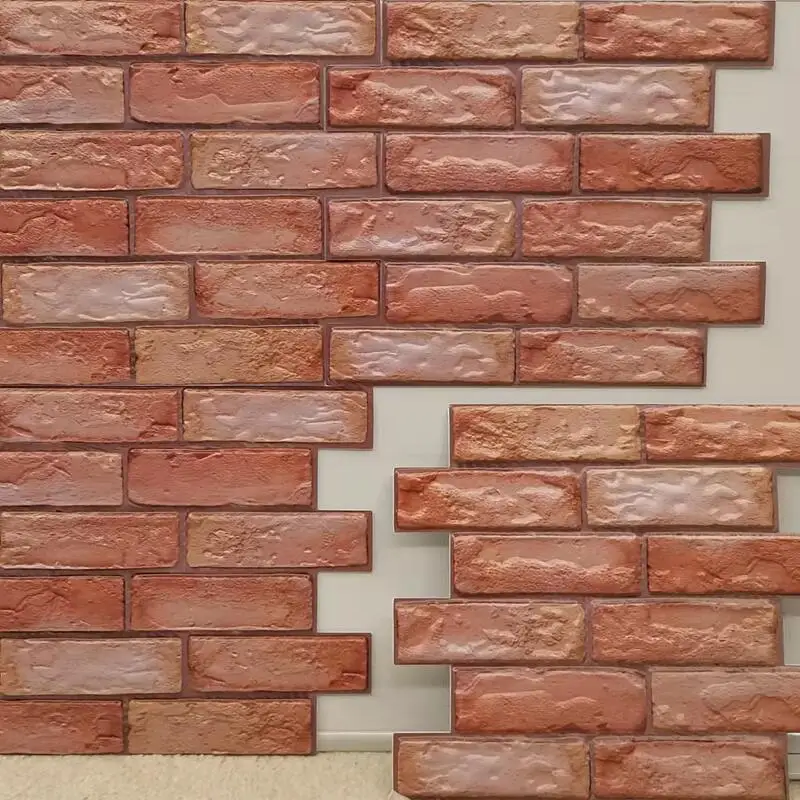 3D Wall Panels Printable 3D Wallpaper Stick and Peel, Self Adhesive Waterproof Foam Faux Brick Paneling