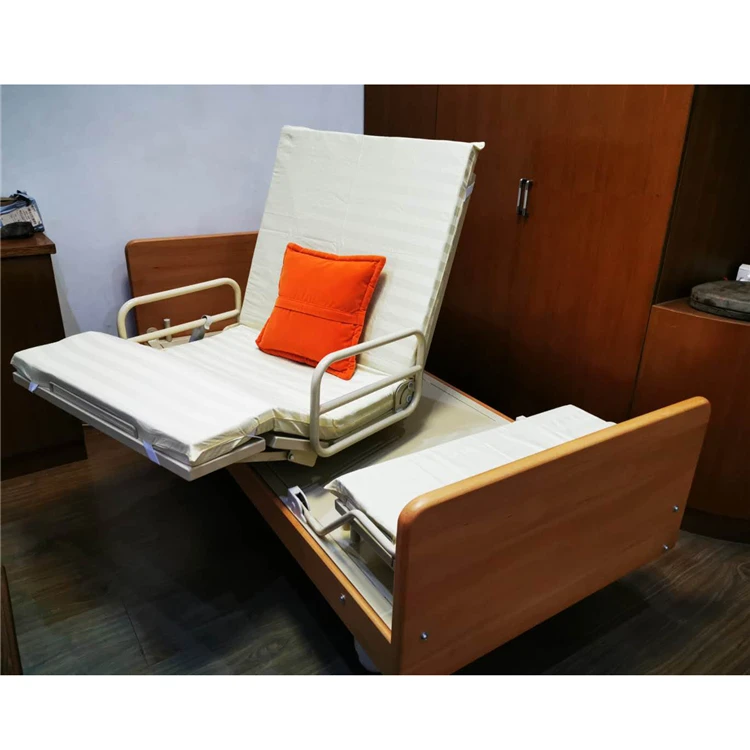 
Hospital Medical Home Electric Patient Rotating Flat Nursing Bed 