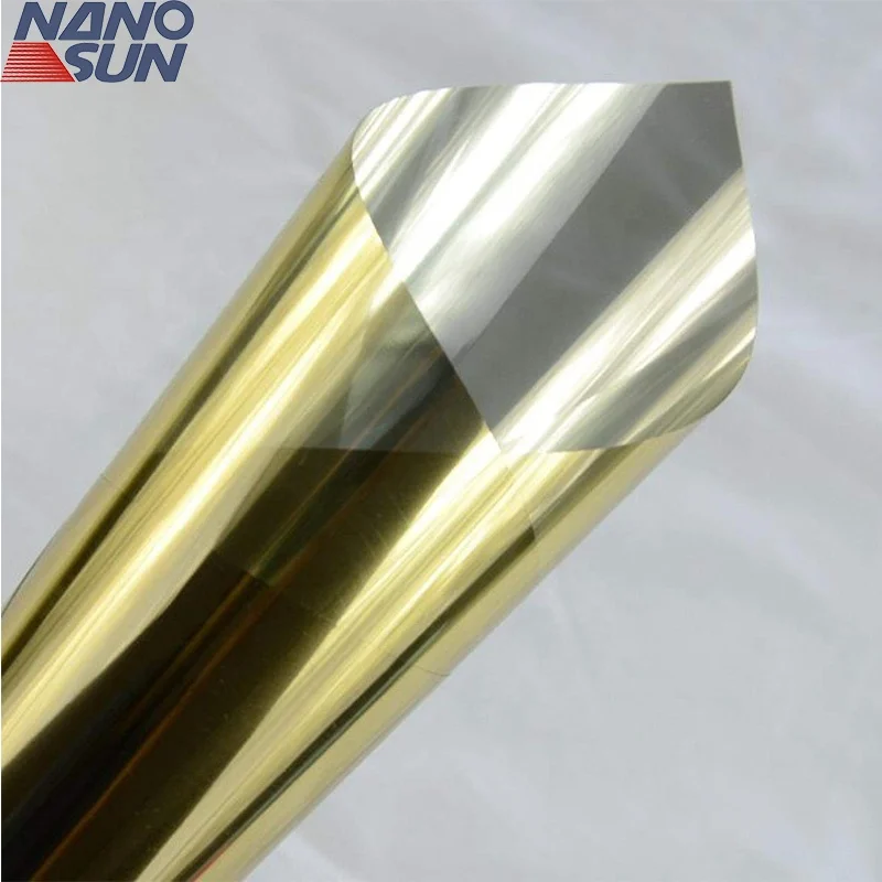 one way vision view mirror window film uv rejection tinting building glass foil family privacy protect window film