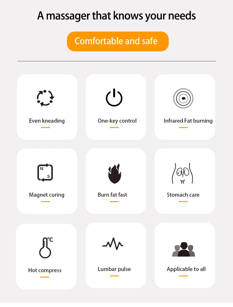 Electric Waist Belly Abdominal Slimming Massager Period Massage Belt Machine