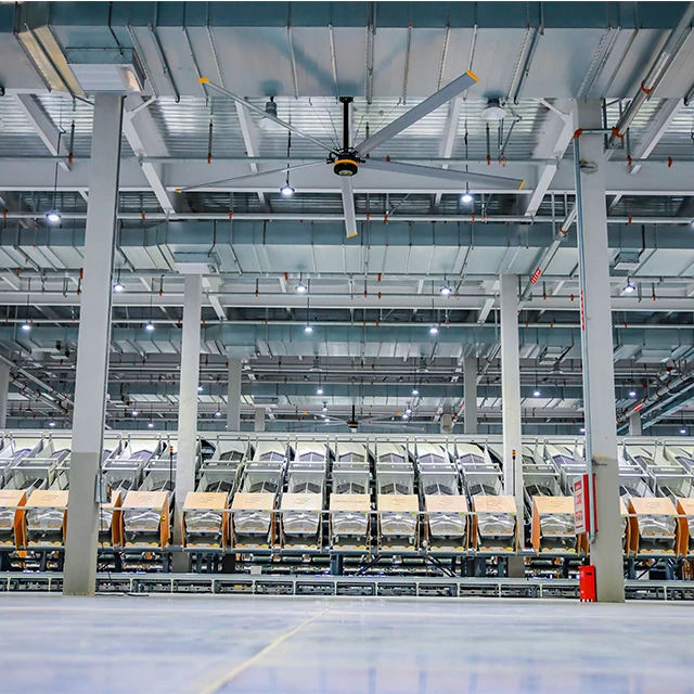 Shanghai Kale 6.1M 20FT High Volume Low Speed Warehouse Ceiling Fan