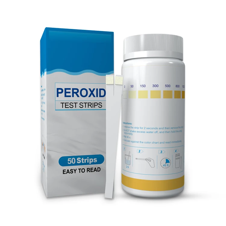 Hydrogen peroxide test paper H2O2 strips water quality hydrogen strip