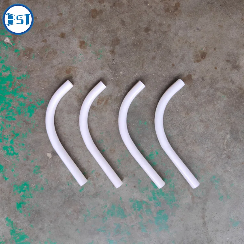 Direct factory customized ABS PE PP pvc bend plastic hard pipe  PVC Pipe Fitting 90 degree PVC tubes Elbow