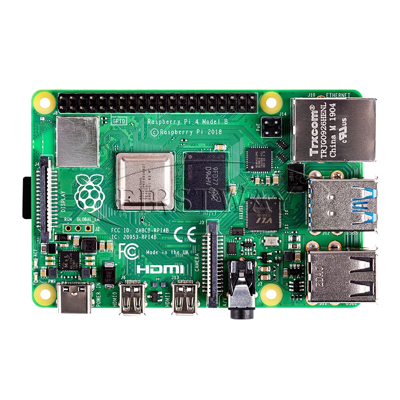 Raspberry Pi 4 Model B 4GB 4B Single Board Computers  	LPDDR4-2400 BCM2711