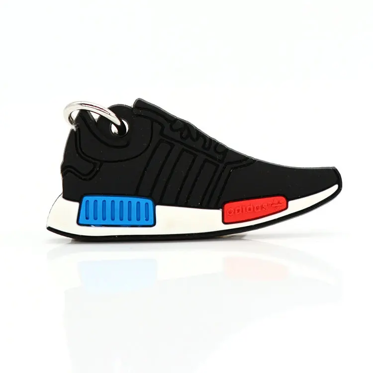 Hot Sell PVC Sneaker Shoes Keychain Custom Mini 3d Basketball Shoes Keychain PVC Rubber Men