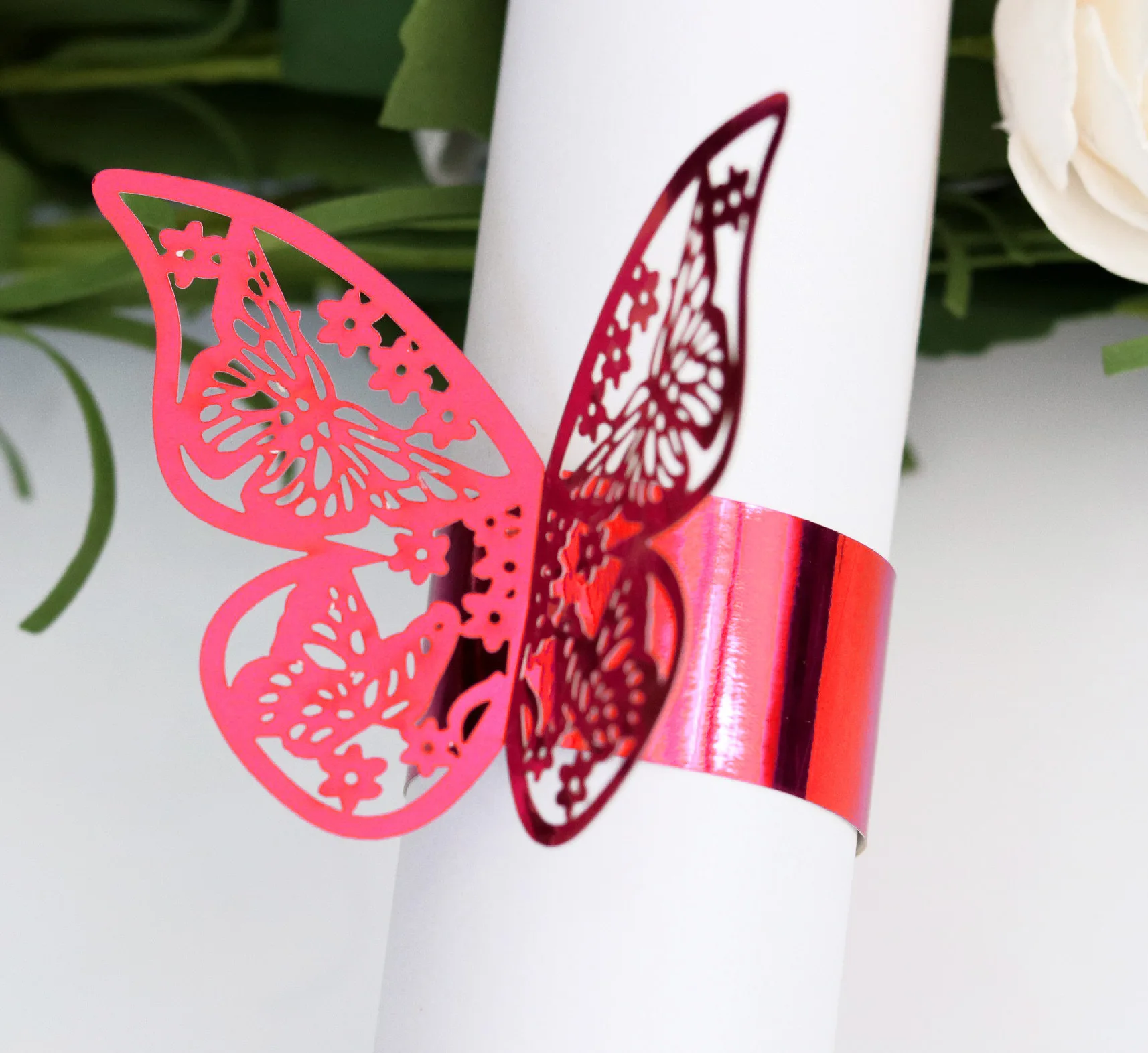 Towel Rings Quinceanera 3d Butterflies Decoration Wedding Sweet 16 Invitation Party Butterfly Towel Rings