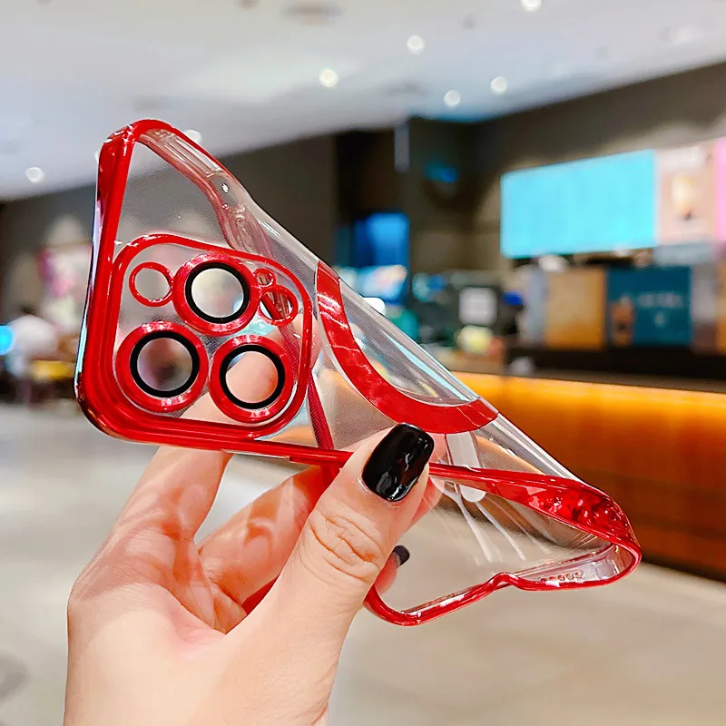 Transparent clear phone case TPU PC Magnetic phone case for for iPhone 14 14 Max 14 Pro Max