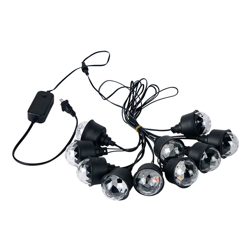 Ip65 Waterproof Outdoor Wedding Party Holiday Christmas Decorative Fairy Crystal G50 Led Light String With Remote Control