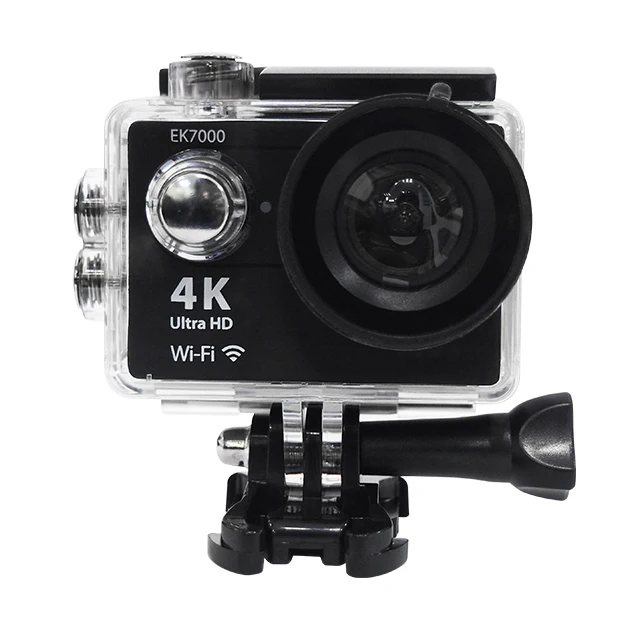 Action Camera 4K 30fps with Remote Control Sports Camera 12MP WiFi 30M Underwater Cameras