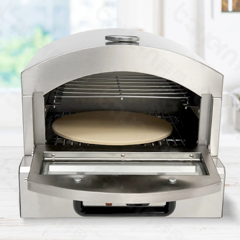 Gas Electric Pizza Oven Commercial Toasters Pizza Ovens Commercial Kitchen BBQ Outdoor Roasting Oven Pizza Baking Equipment