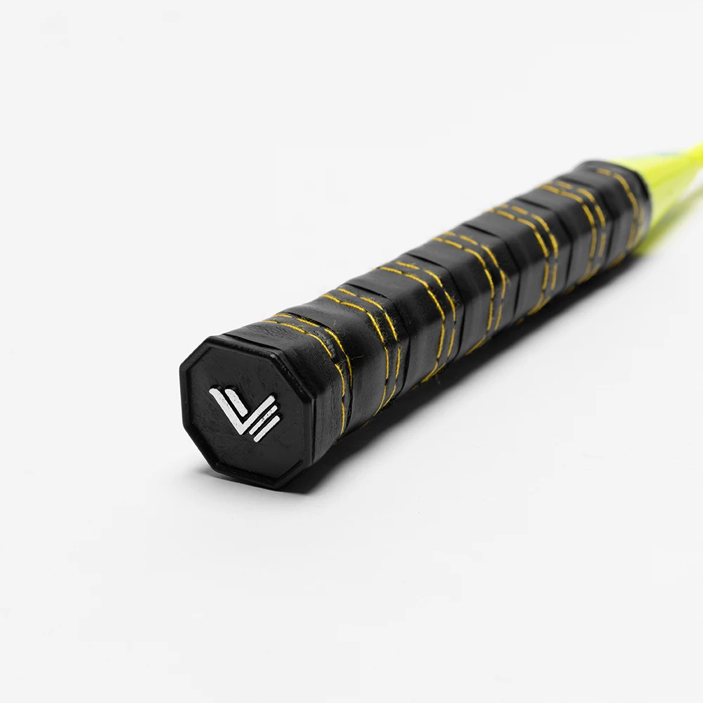 custom 2 packs 14lbs onepiece badminton racket set steel shaft badminton racquet 6pcs Plastic shuttlecocks with bag