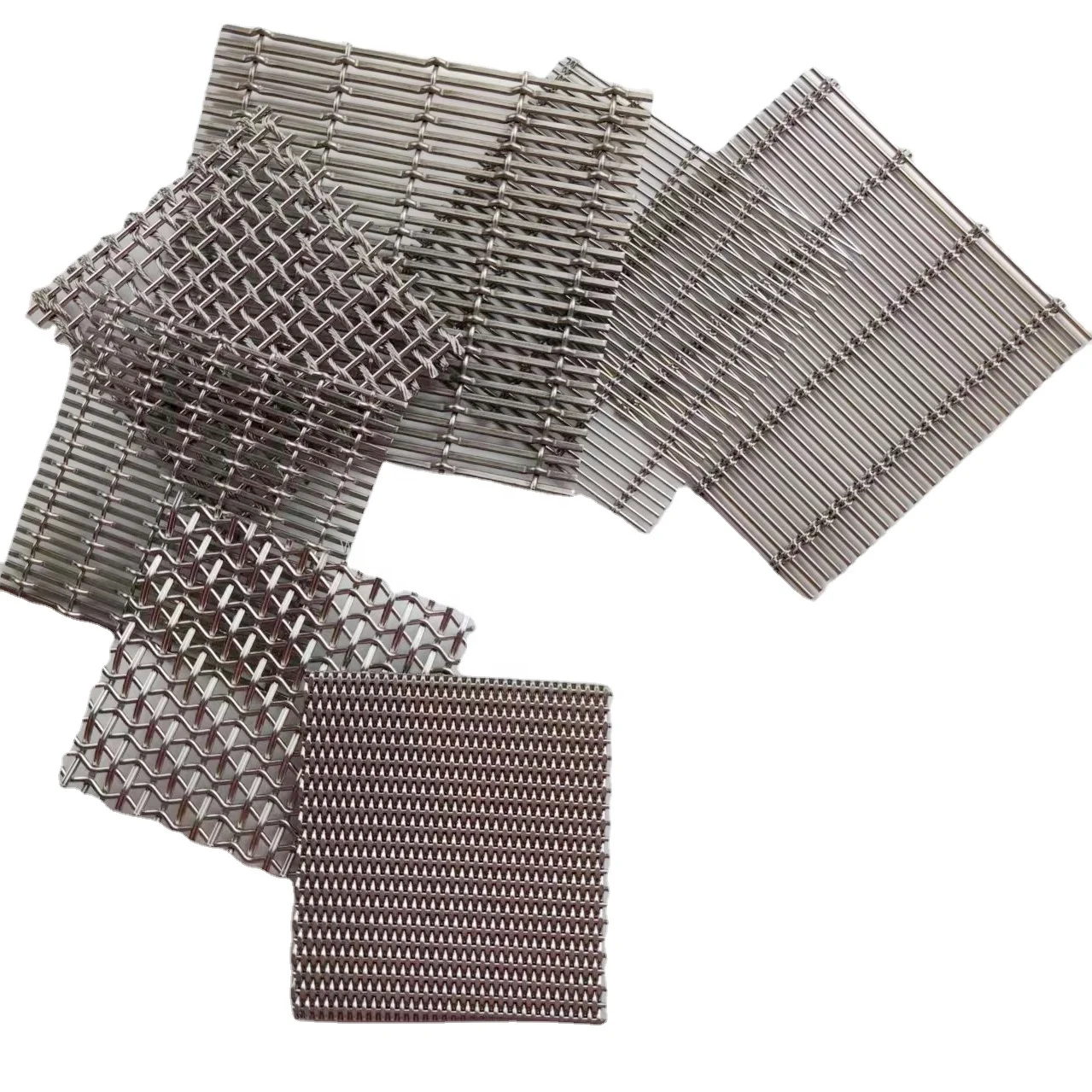 Декоративная архитектурная Высококачественная ОБЖИМНАЯ проволочная сетка, медная проволока из нержавеющей стали