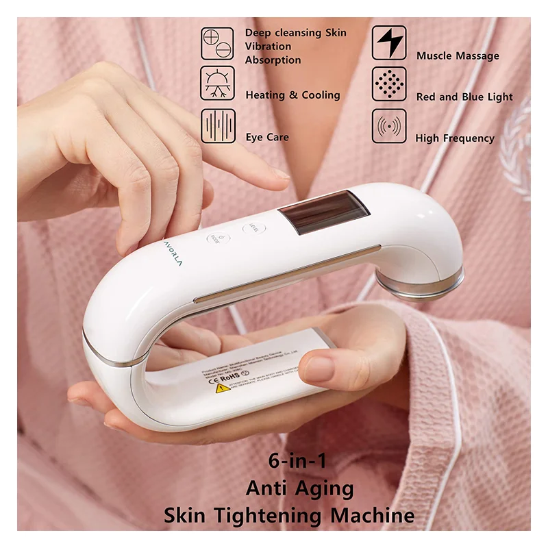 Anti-wrinkle obvious lifting tightening Skin Rejuvenation Ionic Photon microcurrent Home use Eye Bag Remove Beauty device