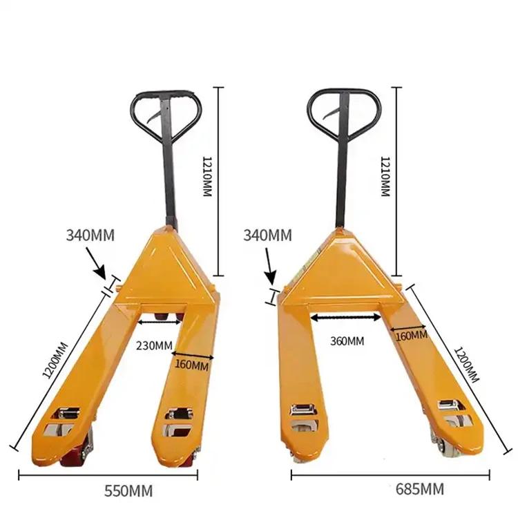 2t 3t 5t 2 Ton 3 Ton 2.5 Ton 3000kg Hydraulic Hand Lift Pallet Jack Manual Hand Pallet Truck