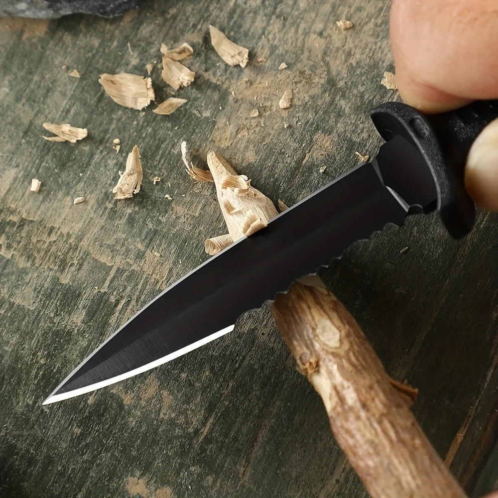 Outdoor Mini Knife Portable Self Defense Knife Camping Survival  Small Straight Neck Knife
