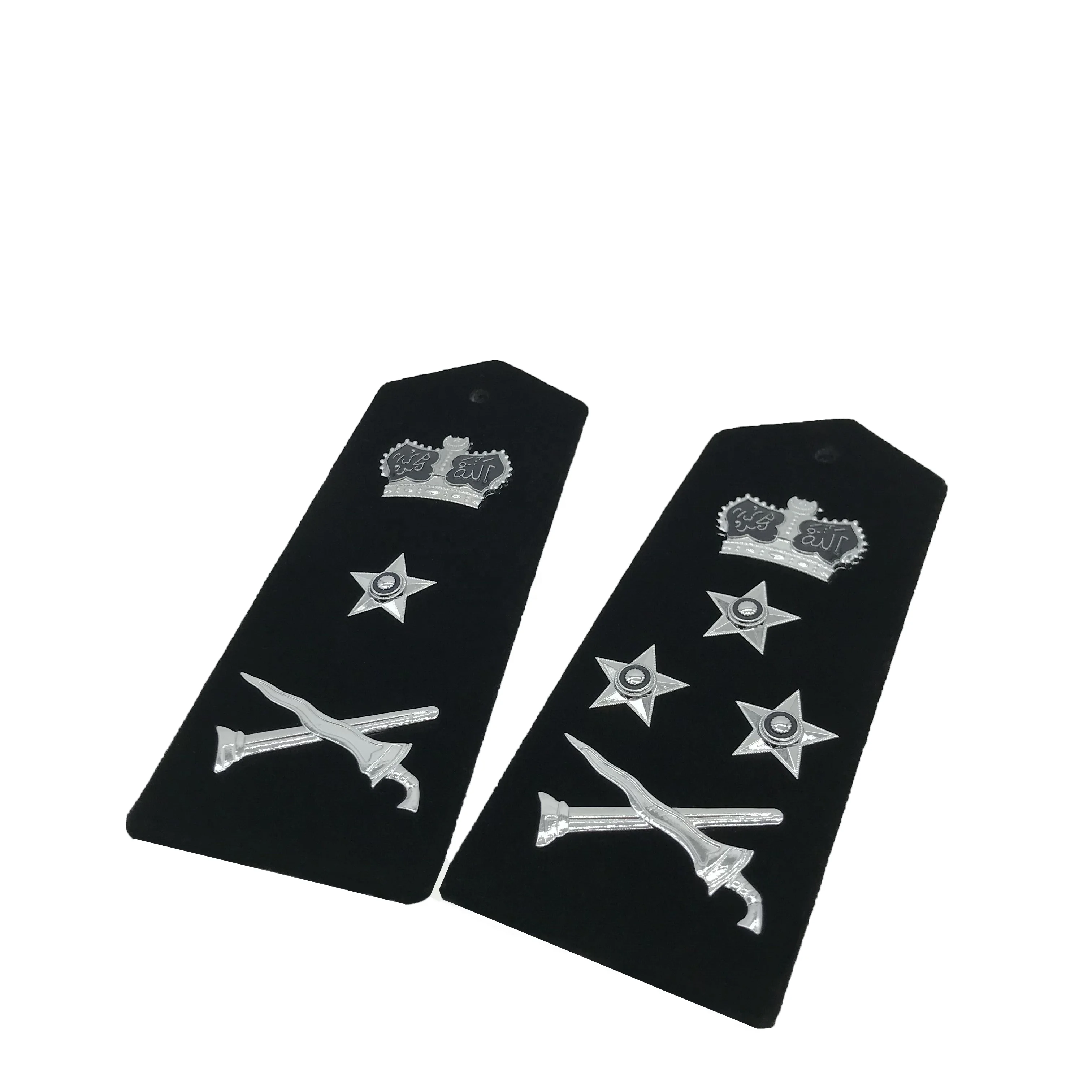 Custom Military Epaulets Pilot Epaulettes And Badge Formal Army Epaulette Security Police Uniform Accessories Shoulder Boards