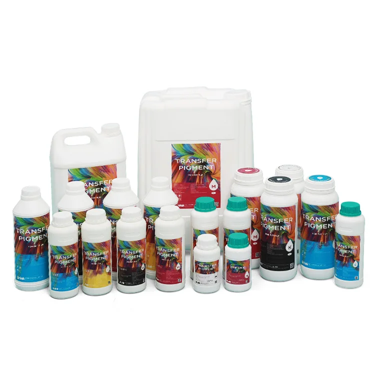 Factory Price fluorescent white CMKY colors dtf ink for 4720 i3200 xp600 L1800 print head