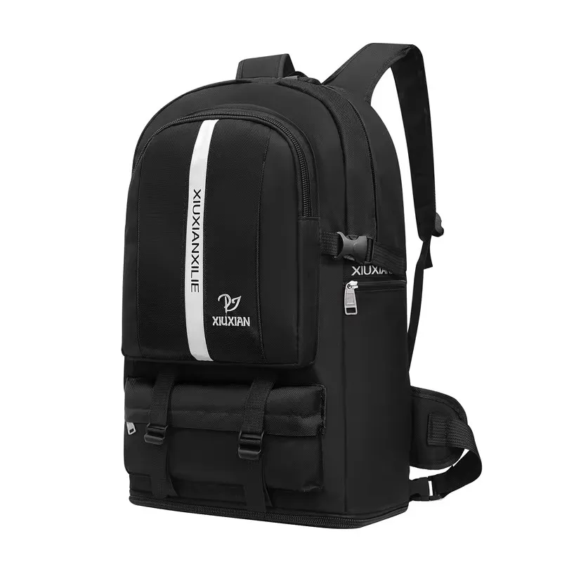 customized black excellent 40l climbing camping hiking backpack china