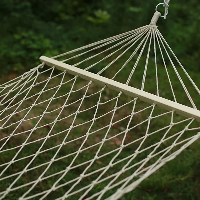 
Leisure Camping Net String Nylon Cotton Knit Rope Hammock For Outdoor 