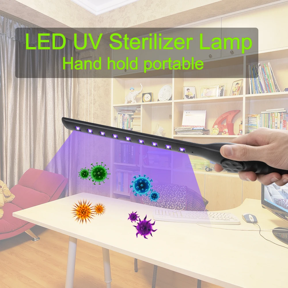  DL205 led uvc 222nm wand far портативный светильник usb перезаряжаемая