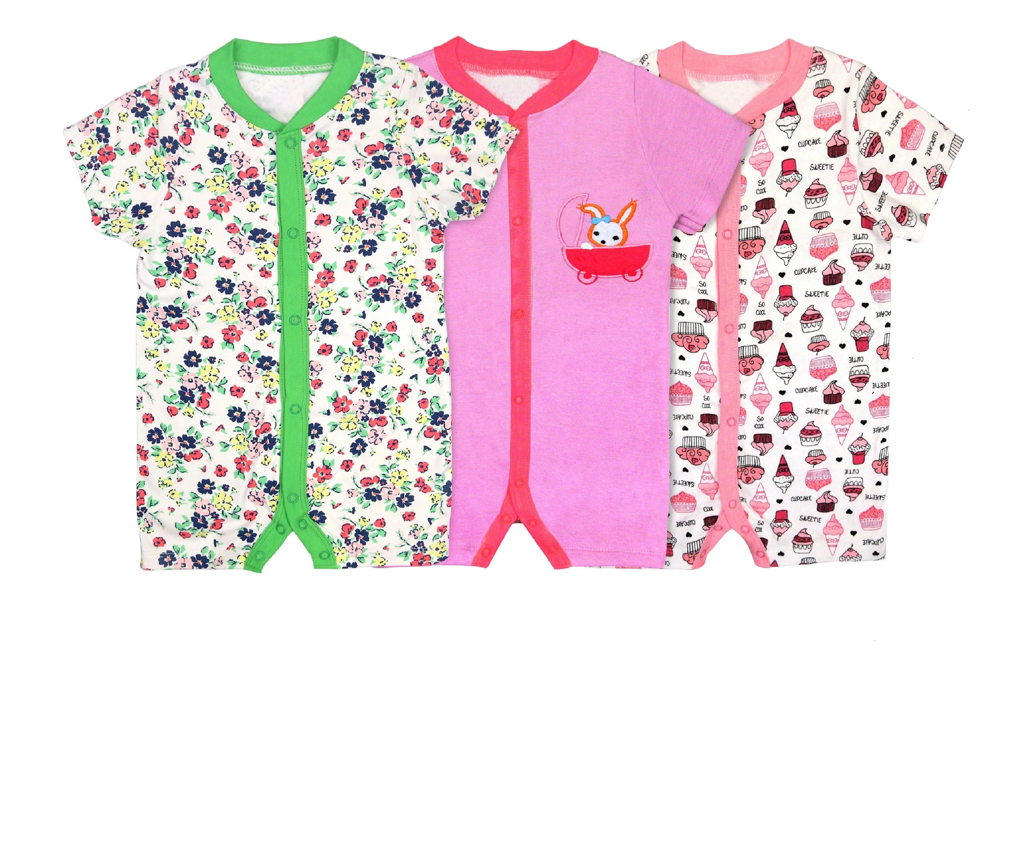 cotton baby rompers wholesale baby clothes 0-24 month girls and boys new born baby jumpsuit