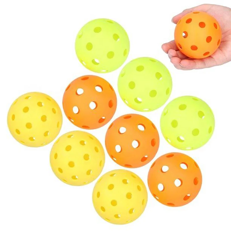 Wholesale custom logo Dura Fast 40 holes USAPA approved outdoor pickle ball Durable 74mm pickleball balls