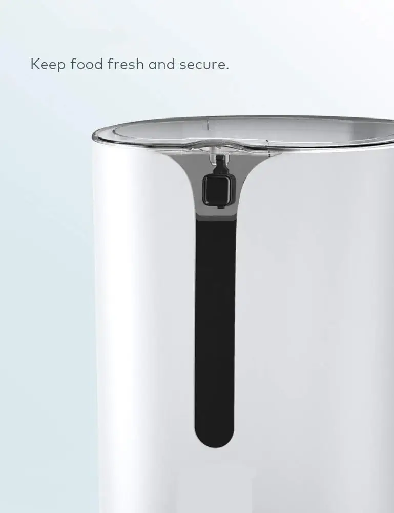 
Automatic Cat Feeder, Dog Food Dispenser for Small Pets with Distribution Alarms 