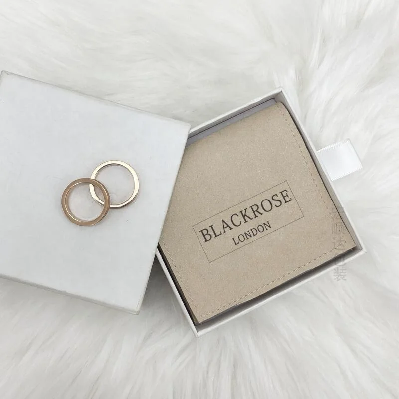 Оптовая продажа, сумка-конверт из микрофибры, ювелирное ожерелье, сумка, пригодная для вторичной переработки