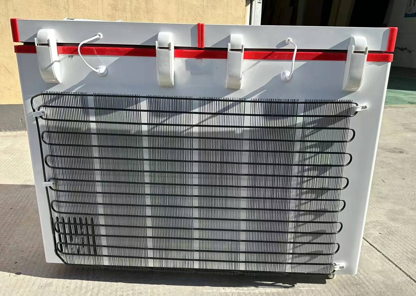 CKD freezer 268L12V AC/DC adapter double door mechanical compressor ice cream solar panel direct drive deep upright freezers