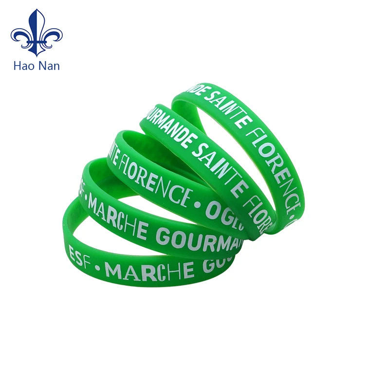 Cheap Custom Rubber Bracelet Maker Silicone Wrist bands with custom design logo