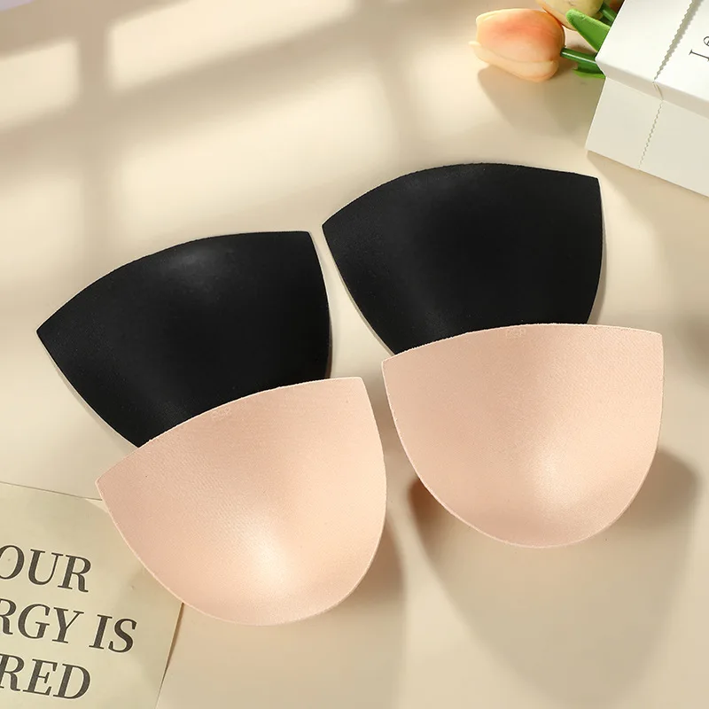 Wholesale Removable Insert Sponge Molded Bra Cup With Push Up Foam Bra Pads for underwear bra