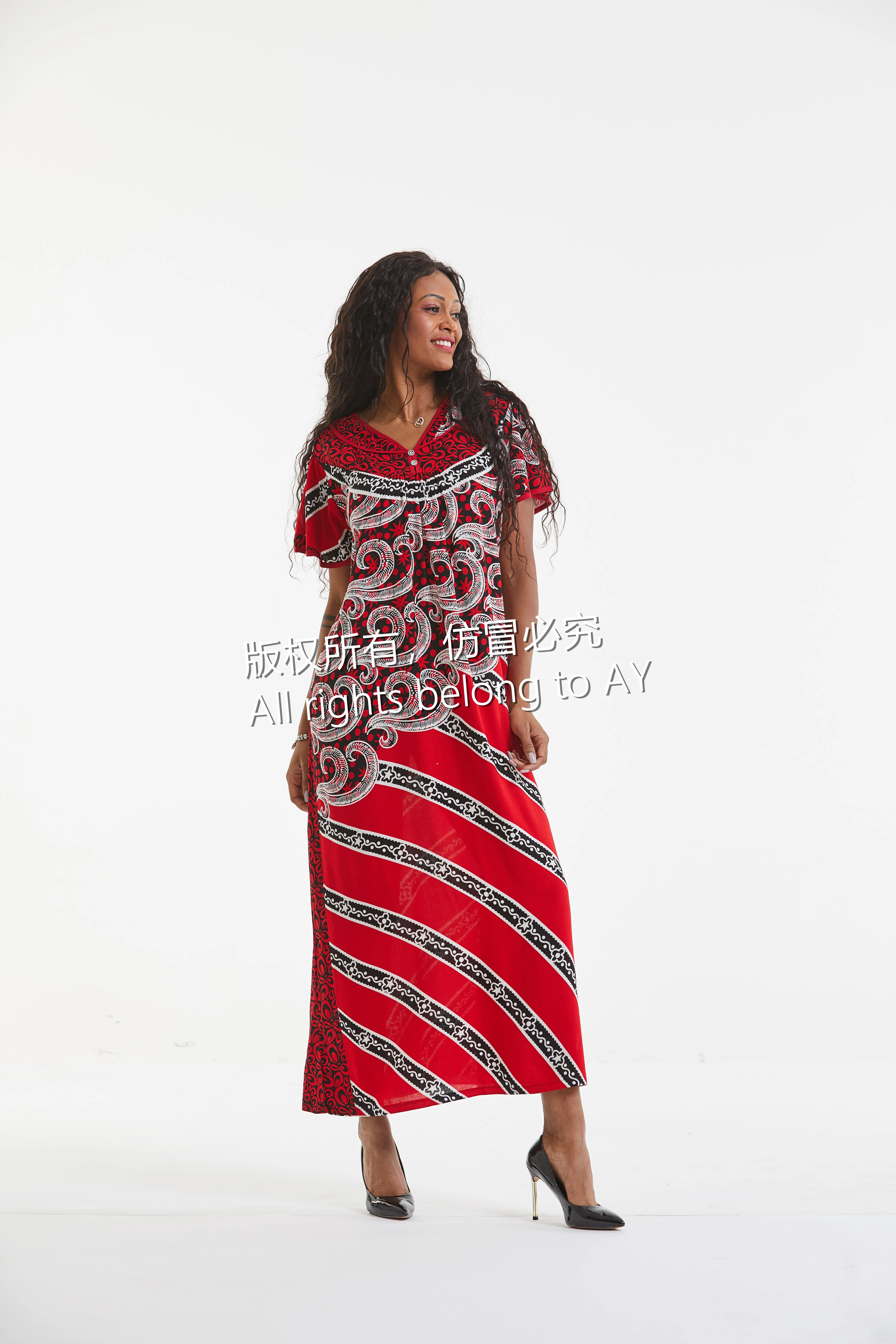 Factory Price modern dress styles image kitenge dress designs for african women