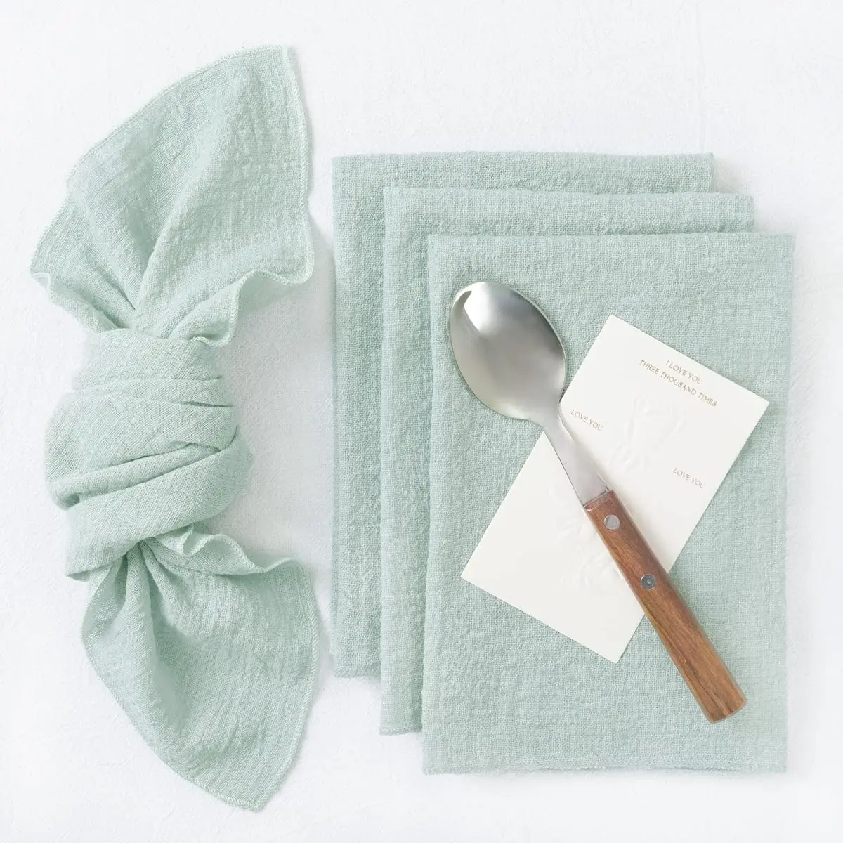 Beige Color Washable Kitchen Napkins Cloth Fabric Restaurant Hotel Home Table Decor Custom Reusable Cotton Linen Napkins