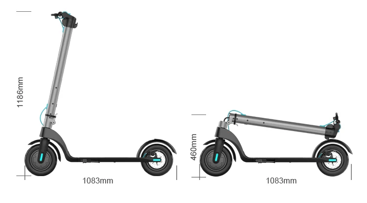 hx 7 Scooter Adult Brushless Motor 350w Skuter X7 Detachable Battery Electric Two-wheel eScooter saket board electric 15