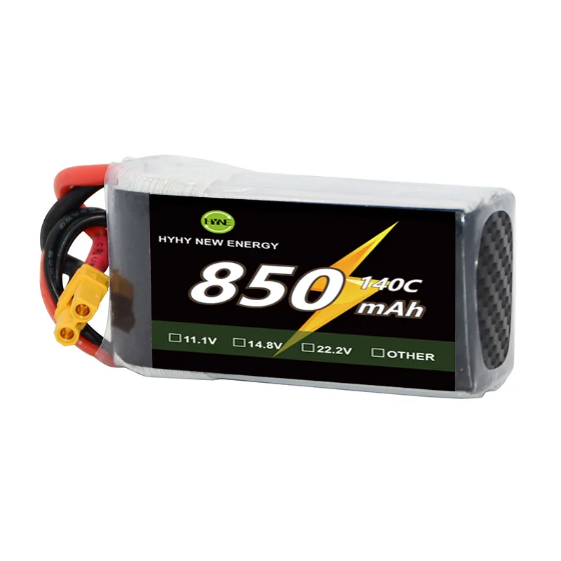 FPV Drone Battery used of  Lithium battery  with 120C 11.1V 850mAh can be customized by LIPO battery OEM factory