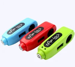 Low price new type product vehicle locked throttle fixed colorful Security bike motorcycle lock handle lock