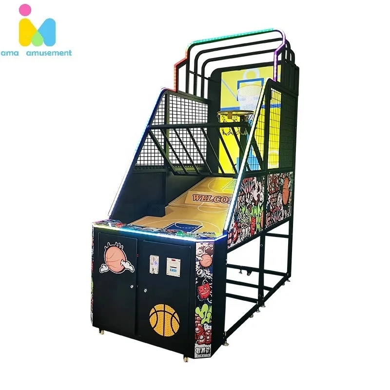 AMA amusement Arcade Basketball Games Machines crazy hoop basketball game machine  arcade basketball game machine