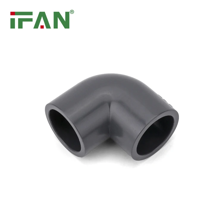 IFAN GB Standard PVC Water Thread Pipe Connector 20mm-110mm Equal Elbow UPVC Fittings
