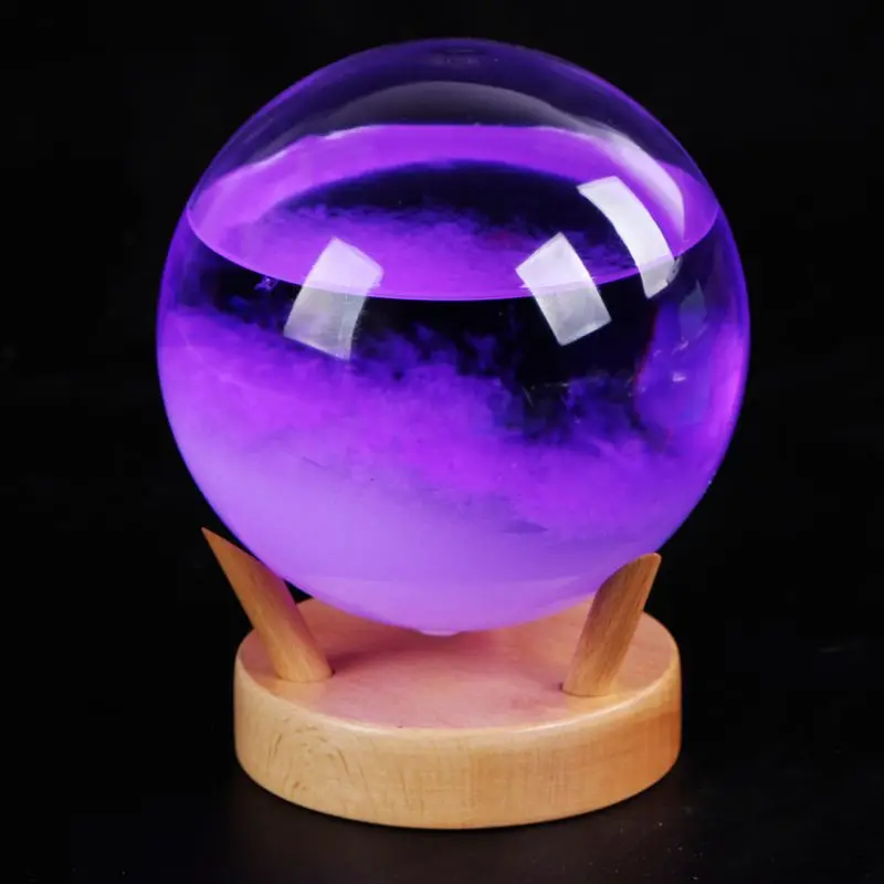 Creative Stylish Desktop Home Decoration Weather Forecast Predictor Storm Glass Ball
