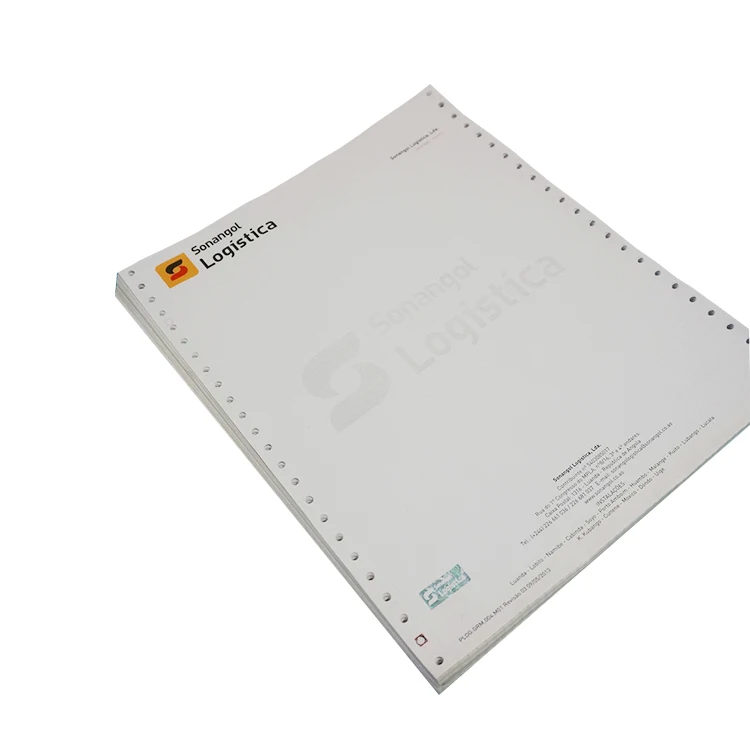 NCR Carbonless Continuous Paper For Personal Confidential Envelope Pin Mailer