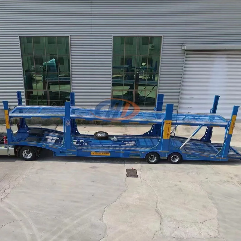 Multi Axles Double Floor Truck Double Deck Hauler Vehicle Carrier Trailer Car Carrier Semi Trailer