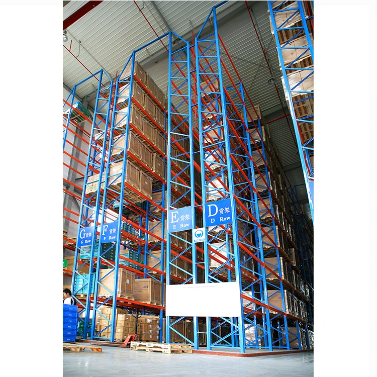 
Heavy Duty Narrow Aisle Pallet Racking Steel Storage Racks For Warehouse 