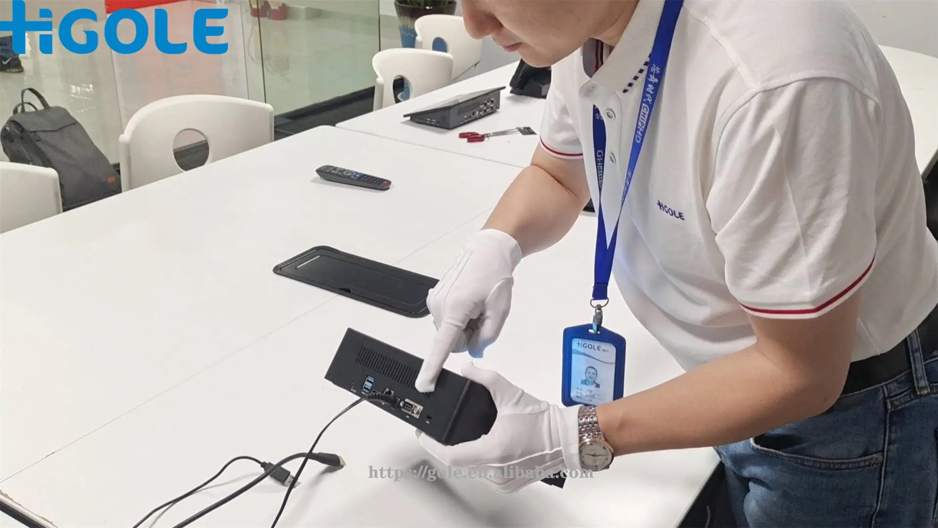 Gole F6APL Lite 10.1 inch desktop all in one POS system industrial computer mini pc