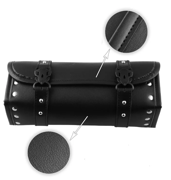 Motorcycle Universal PU Leather Wallet Side Bag Tool Bag For Phone durable electrician tool bag