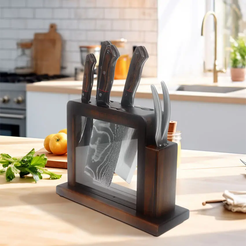 High Quality Damascus Steel Kitchen Knife Set 67 Layers with Resin Handle Favorable Price Japanese Style