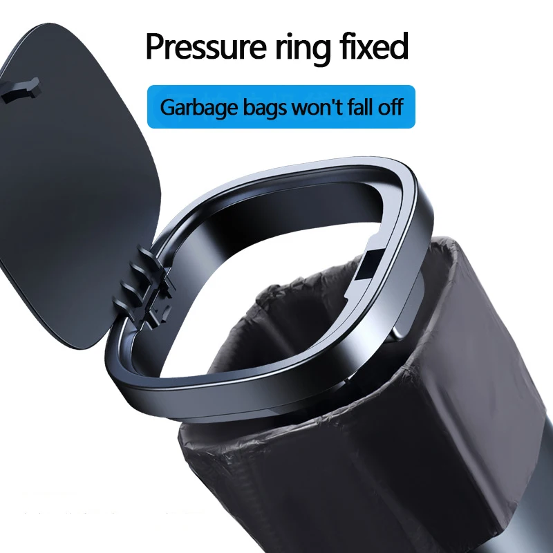 High quality for car Garbage Bin with Lid Dust Bin Plastic Storage Bucket Waste Bin Plastic mini car Trash Can