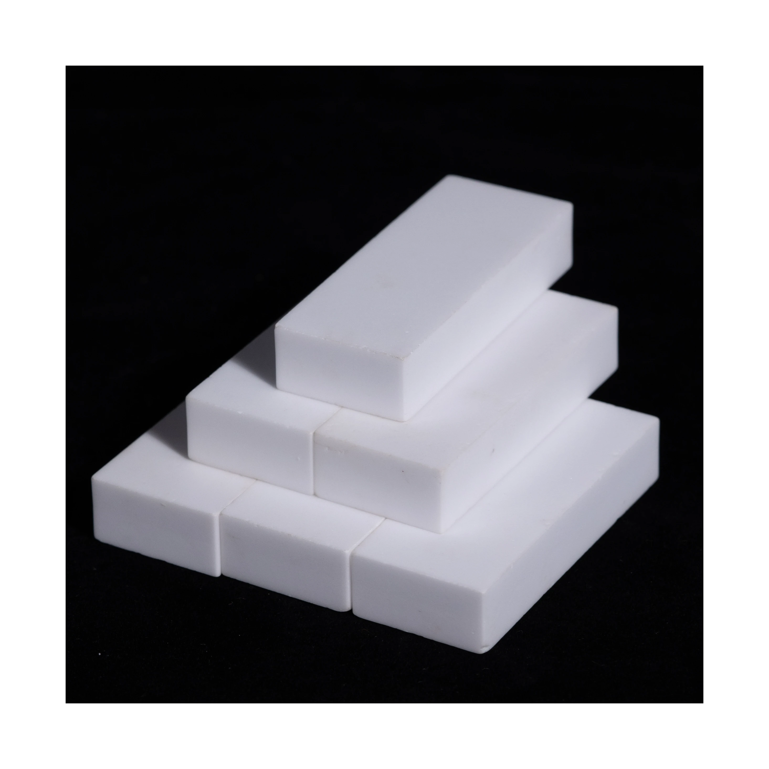 High insulating heat tolerant rectangle alumina ceramic brick block base connector insulator