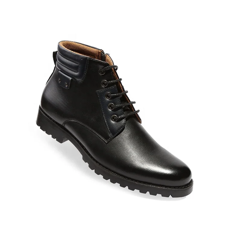 Most popular pure leather riding boots motorcycle with zipper wholesale